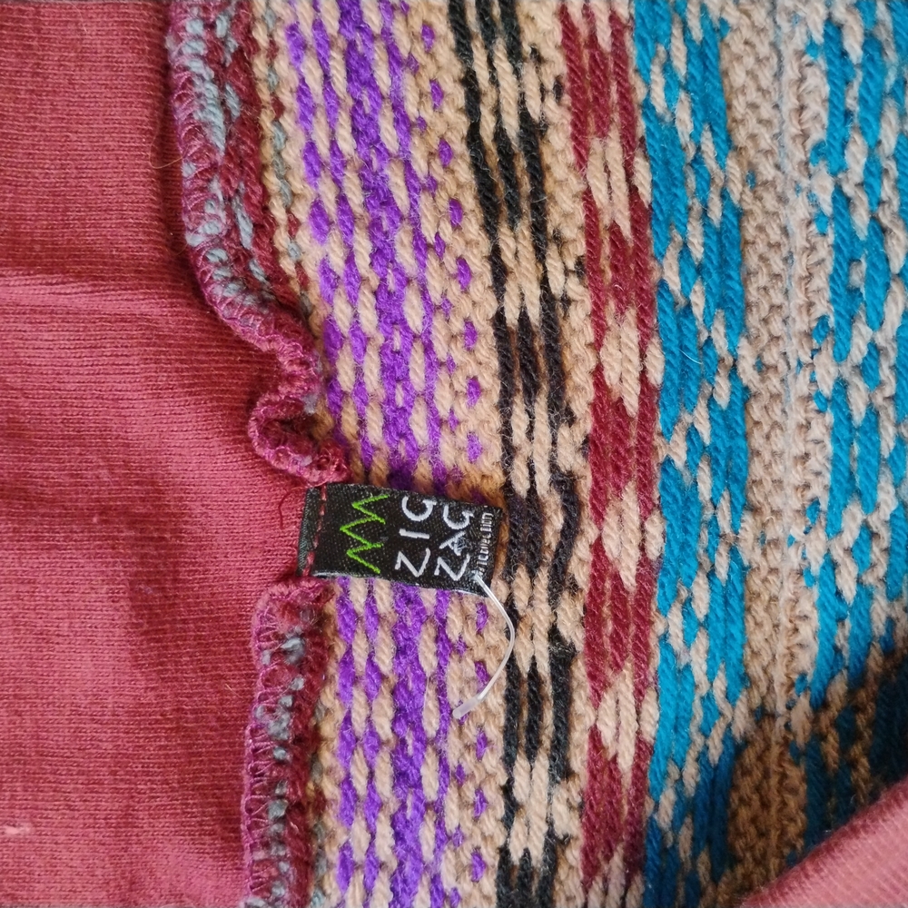Red and Purple Mini Skirt Vibrant and Eye-Catching